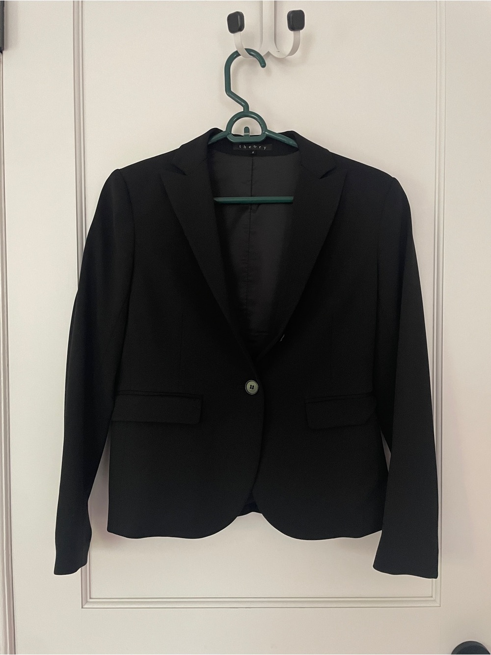 Theory Black Women's Single-Button Tailored Blazer